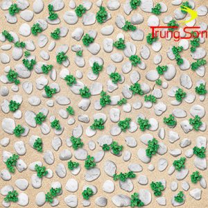 gạch đồng tâm 4040greenery005